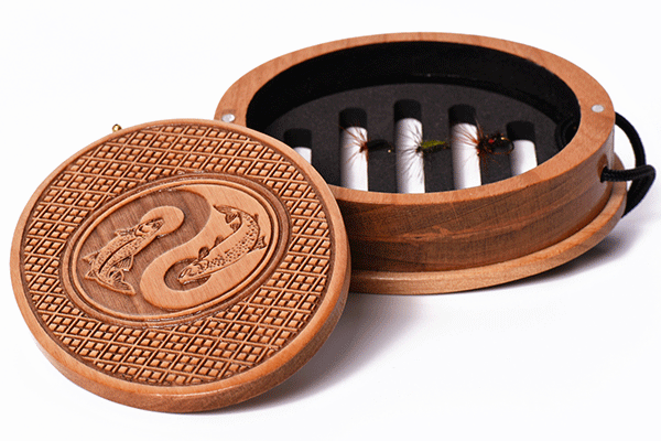 Fly Fishing Fly Box, Handcrafted in Wood - Image 2