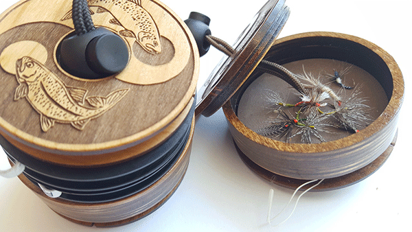 Zen Tenkara Spoolbox - Fly Box and Tenkara Fly Line Holder Combination - Image 6