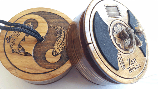 Zen Tenkara Spoolbox - Fly Box and Tenkara Fly Line Holder Combination