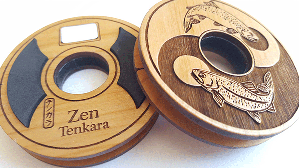Zen Tenkara Wood Spools Line Holder
