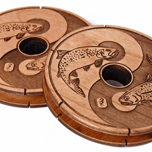 Zen Tenkara Wood Spools Line Holder