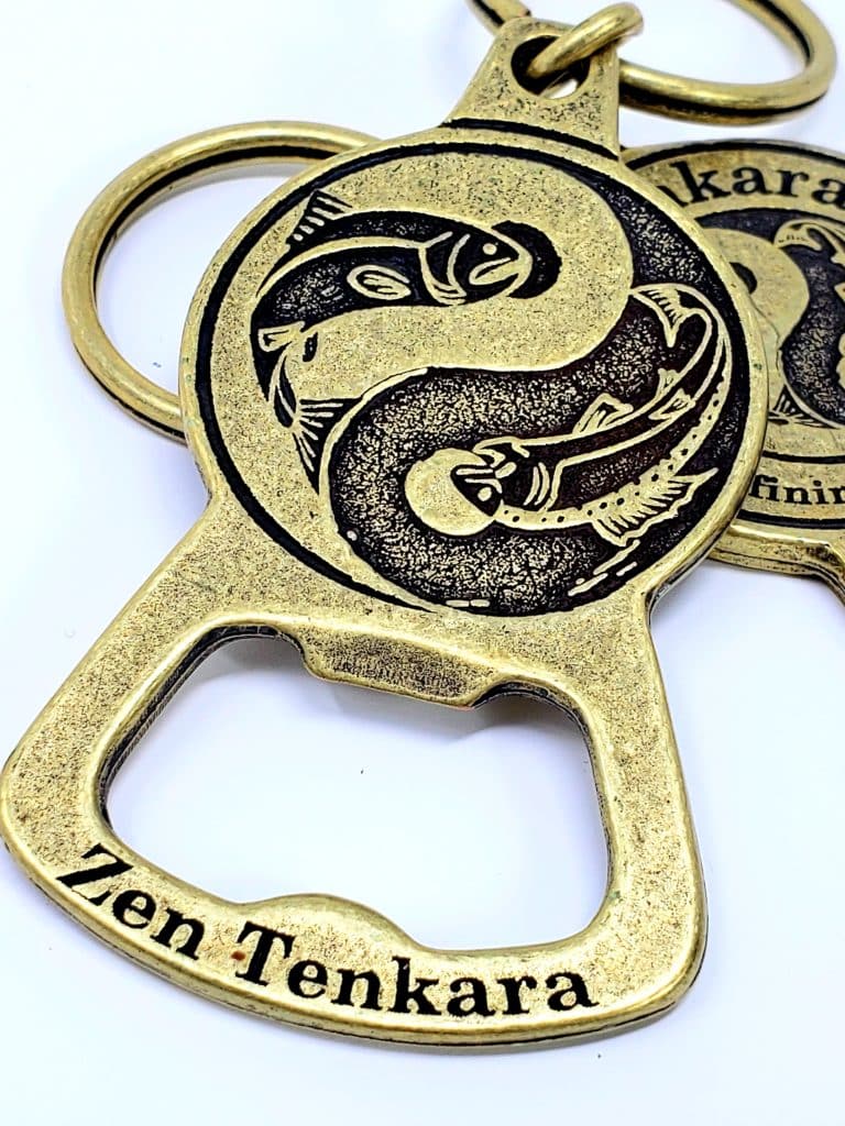 Vintage Brass Keychain Bottle Opener - Zen Tenkara