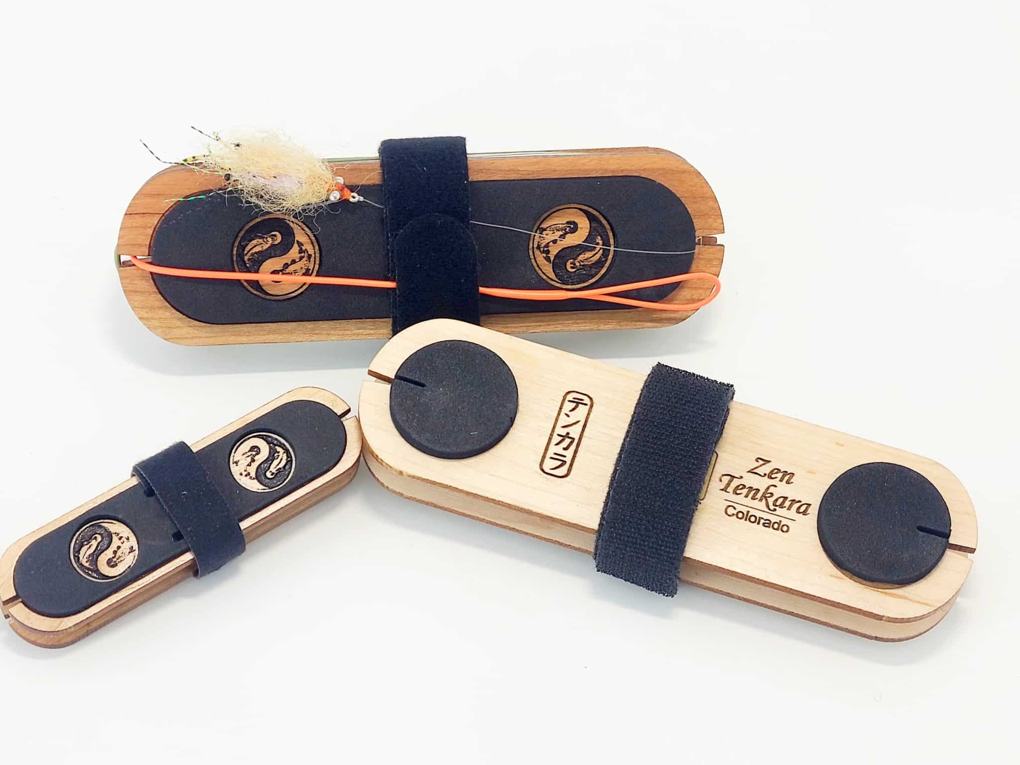 Zen Tenkara Line Holder, Handcrafted Wood Zen Tenkara