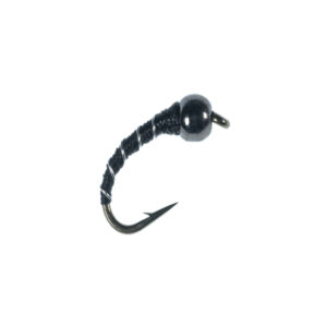Zebra Midge Black, Size 16 and 20