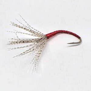 Tenkara Sakasa Kebari, Red, Size 8, 10, 12 and 14